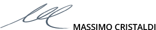 Logo New Design Massimo Cristaldi Grey